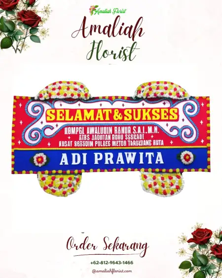 Papan Bunga Ucapan Selamat Silih Asih